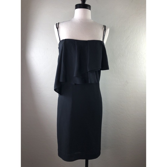 Acne Studios Dresses & Skirts - ACNE Womens 38 Flutter Spaghetti Strap Little Black Dress‎